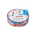 King Jim Soda Transparent Masking Tape - Gold Foil - Parts - 10 mm x 4 m -  - Washi Tapes - Bunbougu