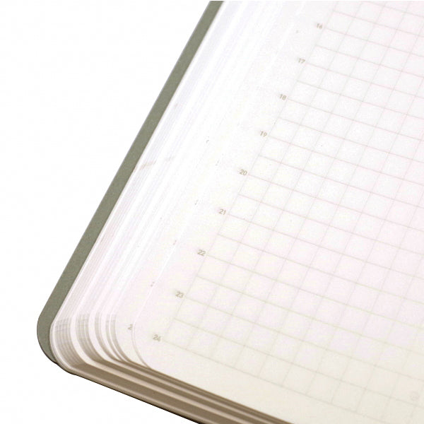 Stalogy Editor's Series 365 Days Notebook - 5 mm Grid - Black - A6 -  - Notebooks - Bunbougu